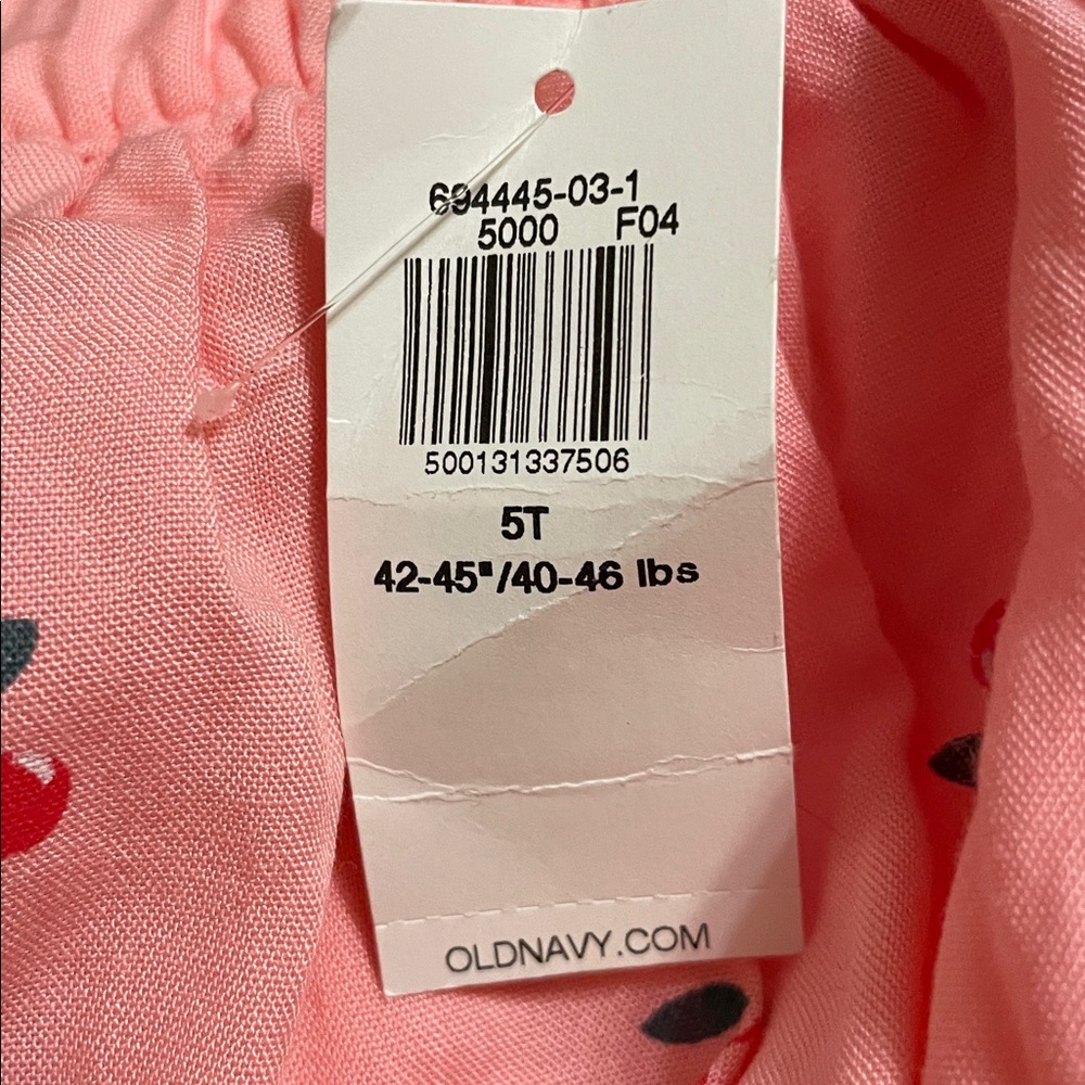 Bundle NWT Old Navy Pink Skort with Cherry Print and Tye Dye Shorts - Picture 8 of 12